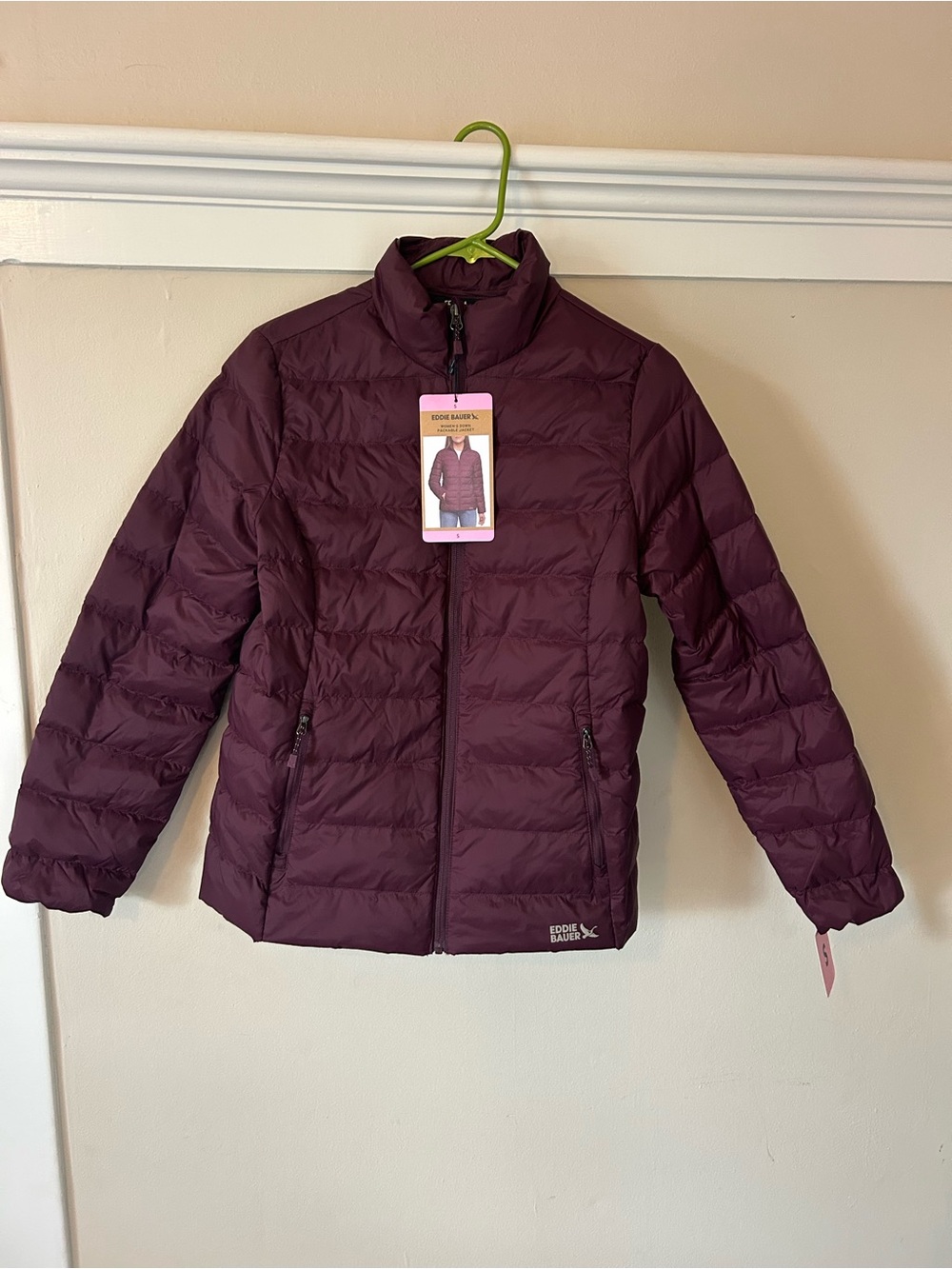 Eddie Bauer Women’s 650 Water Resistant Packable Down Puffer Jacket